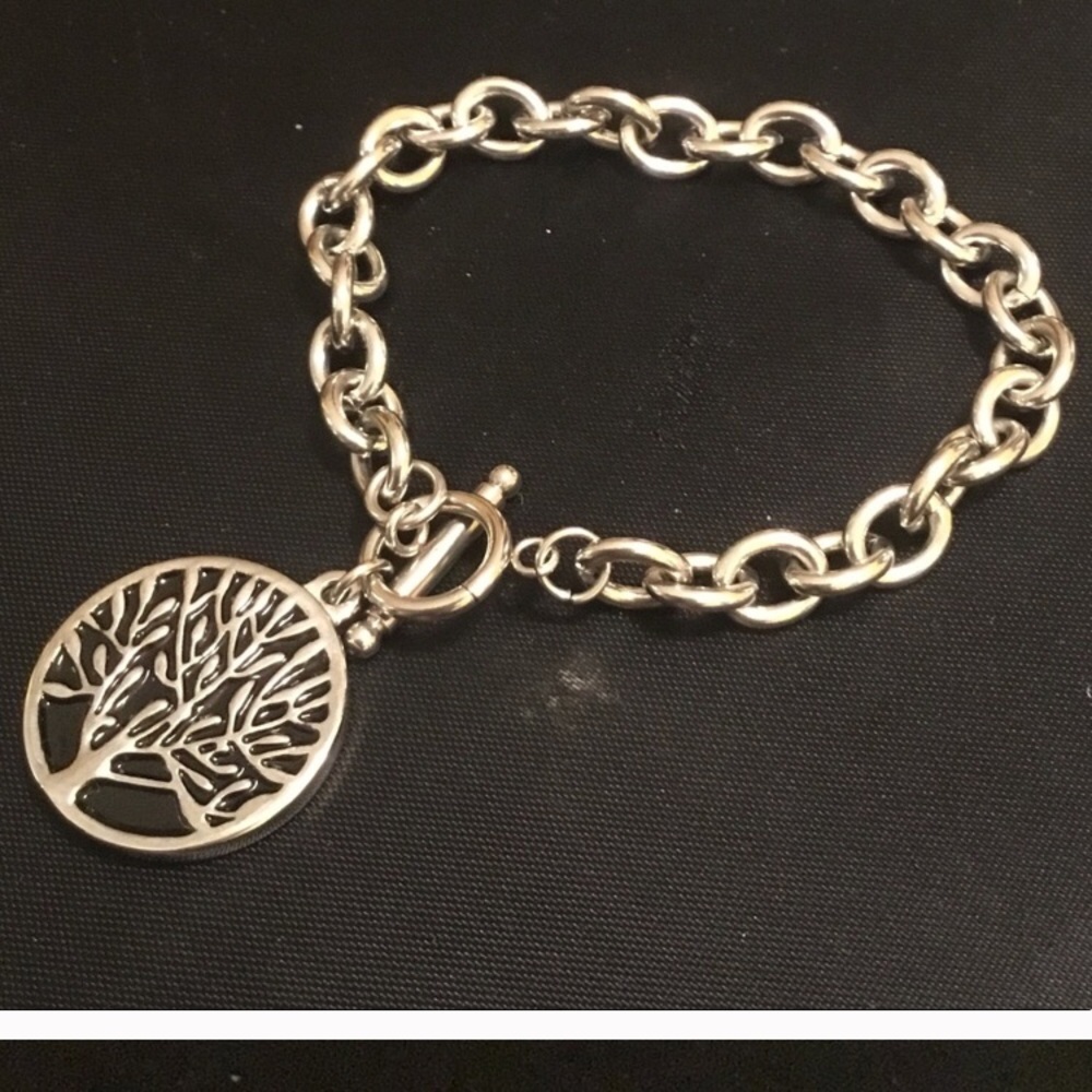 18K white gold plated bracelet 💕✨